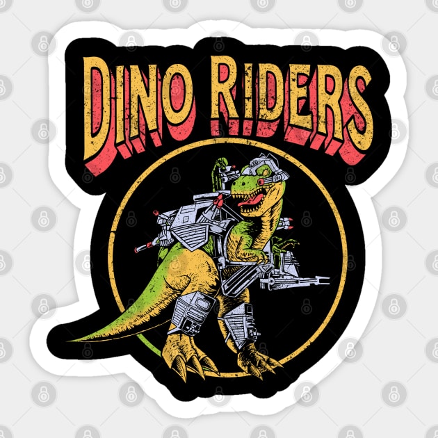 Dino-Riders The Adventure Begins 1988 Sticker by asterami